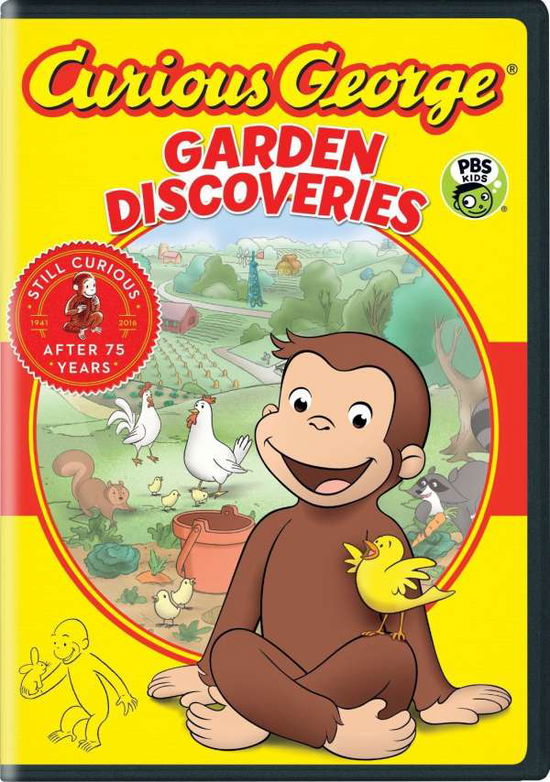 Cover for Curious George: Garden Discoveries (DVD) (2016)