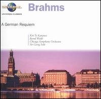 Cover for Kiri Te Kanawa · Brahms: A German Requiem (CD) (1990)