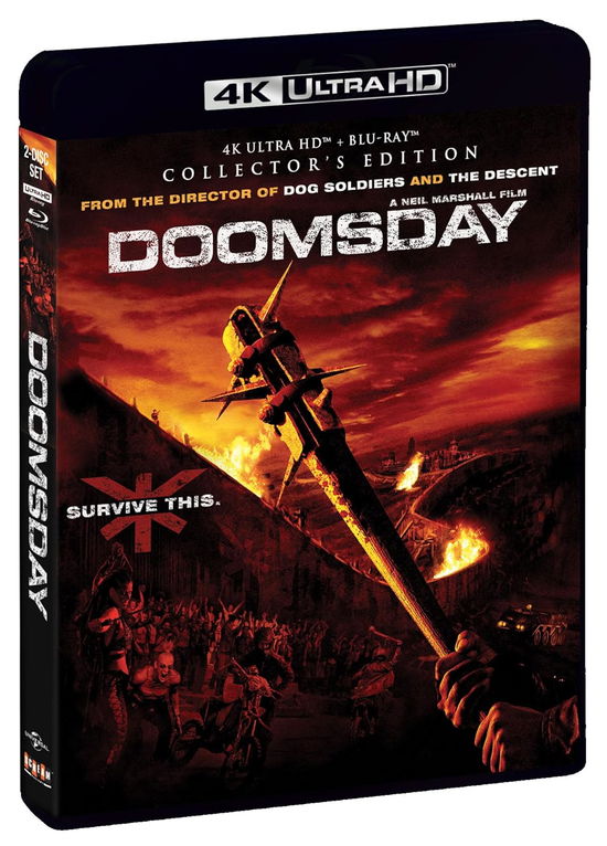 Cover for Doomsday (4K UHD Blu-ray) (2024)