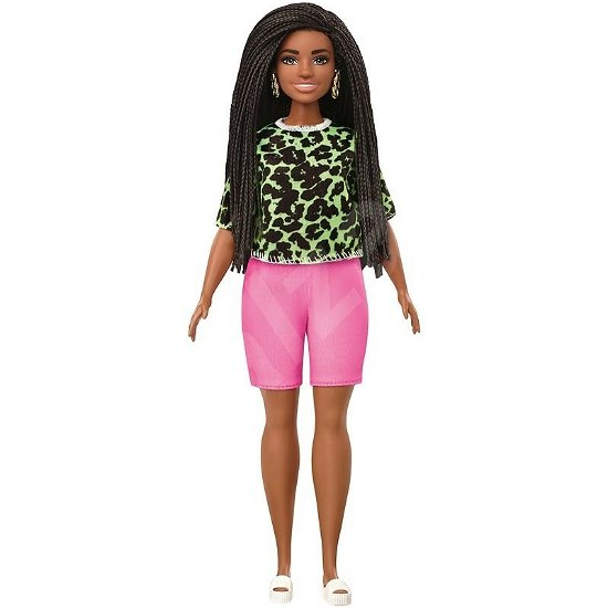 Cover for Barbie · With Long Brunette Braids Wearing Neon Green (Toys) (2020)