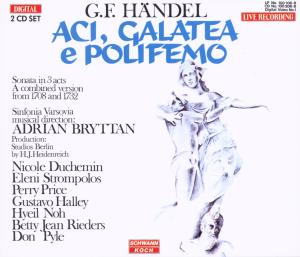 Cover for G. F. Haendel · Aci, Galatea E Polifemo (CD) (2010)