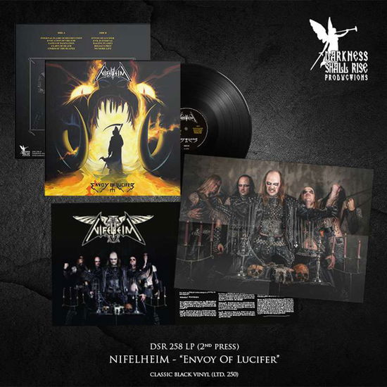Cover for Nifelheim · Envoy of Lucifer (Black Vinyl 2nd Press) (LP) (2025)