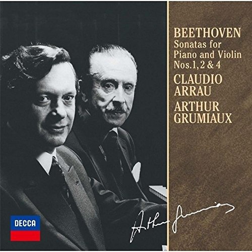 Cover for Arthur Grumiaux · Beethoven: Sonatas Nos.1. 2 &amp; 4 (CD) (2021)