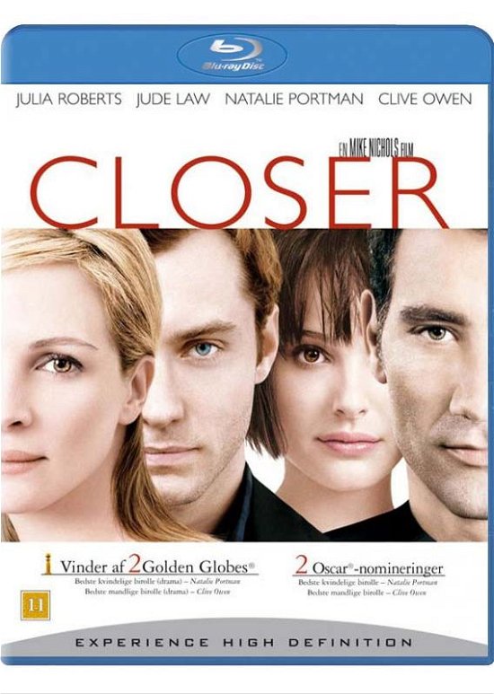 Cover for Closer (2004) [BLU-RAY] (DVD) (2024)
