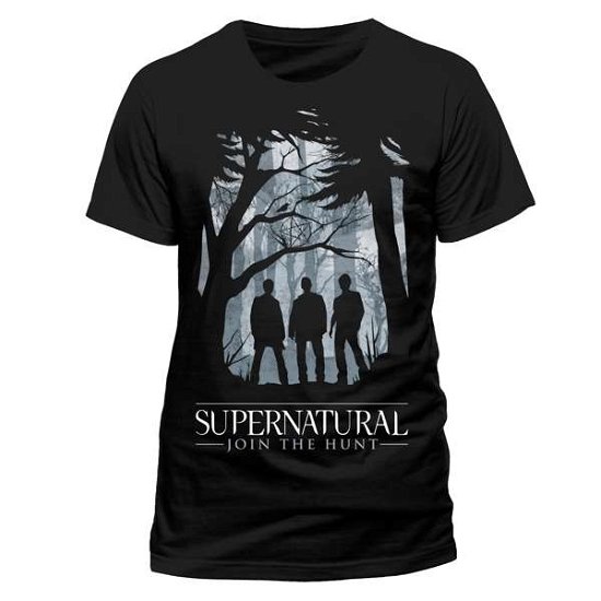 Cover for Supernatural · Supernatural - Group Outline (T-Shirt Unisex Tg. S (Bekleidung) [size S]