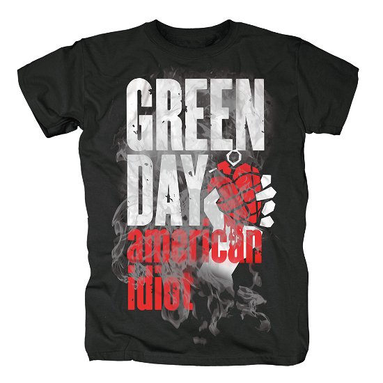 Cover for Green Day · Smoke Screen Black (T-shirt) [size XL] (2016)