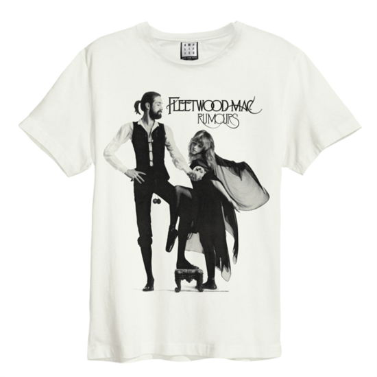 Fleetwood Mac Rumours Amplified Vintage White Medium T Shirt - Fleetwood Mac - Merchandise - AMPLIFIED - 5054488714572 - 5. mai 2022