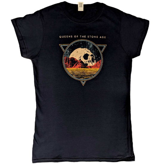 Queens Of The Stone Age Ladies T-Shirt: Skull Lady (Ex-Tour) - Queens Of The Stone Age - Fanituote -  - 5056561068572 - 