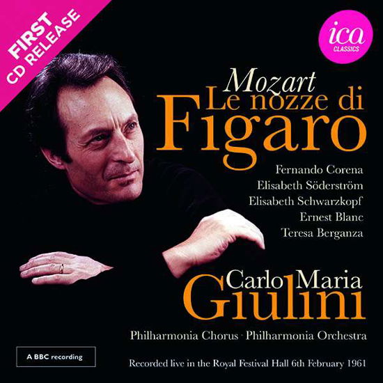 Mozart: Le Nozze Di Figaro - Carlo Maria Giulini - Musiikki - ICA - 5060244551572 - perjantai 3. toukokuuta 2019