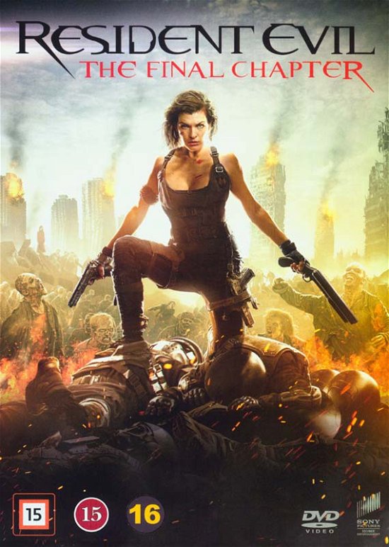 Cover for Resident Evil · Resident Evil: Final Chapter (DVD) (2017)
