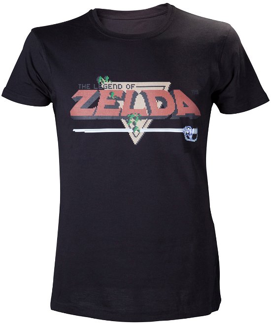 Nintendo: Legend Of Zelda (The) - Black Zelda (T-Shirt Unisex Tg. XL) - Difuzed - Merchandise - BIOWORLD - 8718526036572 - 
