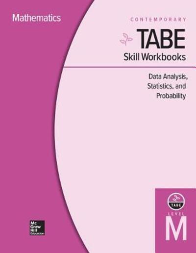 Cover for Contemporary · TABE Skill Workbooks Level M : Data Analysis, Statistics, and Probability - 10 Pack (Spiral Book) (2011)