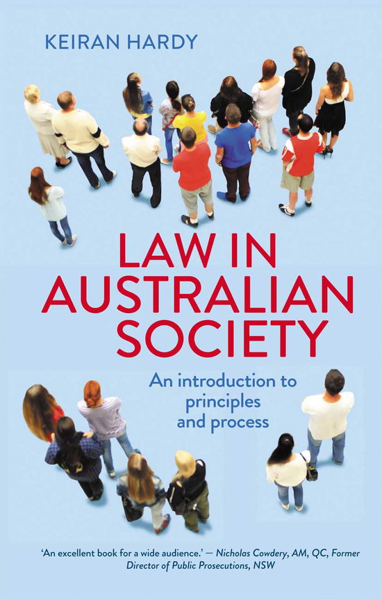 Cover for Keiran Hardy · Law in Australian Society: An introduction to principles and process (Hardcover Book) (2021)