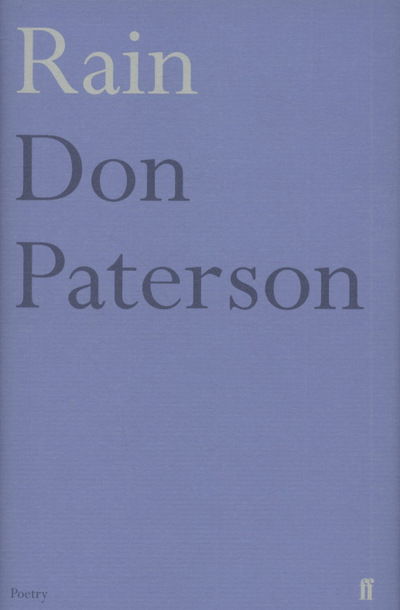 Cover for Don Paterson · Rain (Hardcover Book) [Main edition] (2009)