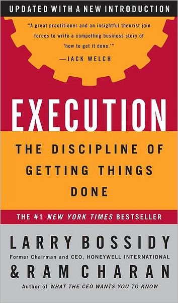 Cover for Charles Burck · Execution: the Discipline of Getting Things Done (Hardcover Book) (2002)