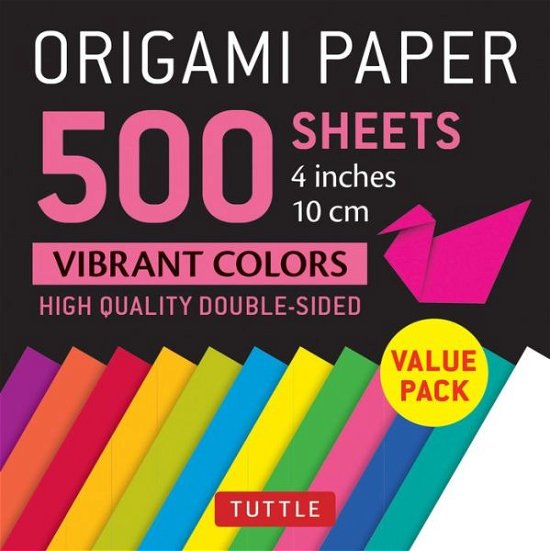 Cover for Tuttle Publishing · Origami Paper 500 sheets Vibrant Colors 4 (10 cm) (Loose-leaf) (2019)
