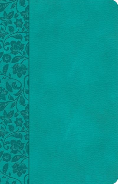 Cover for CSB Bibles by Holman · CSB Large Print Personal Size Reference Bible, Teal (Lederbuch) (2022)