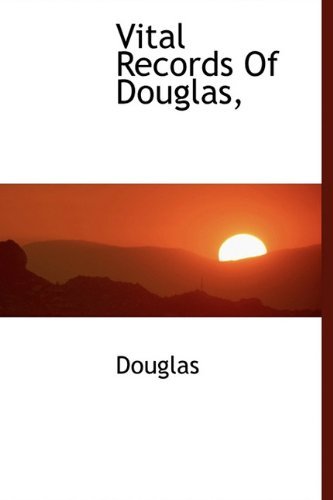 Cover for Douglas · Vital Records of Douglas, (Gebundenes Buch) (2009)