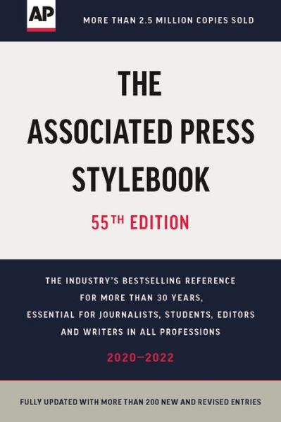 Cover for Associated Press · The Associated Press Stylebook: 2020-2022 (55th edition) (Paperback Book) (2020)