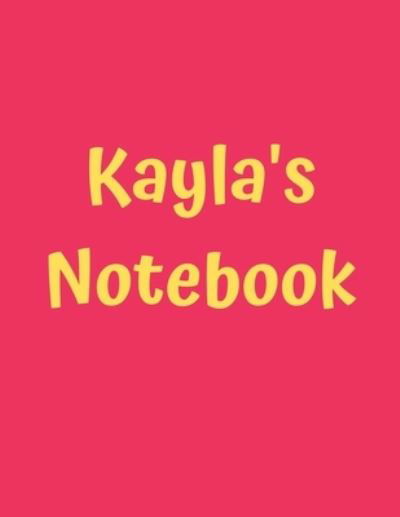 Cover for 99 Notes · Kayla's Notebook (Pocketbok) (2019)