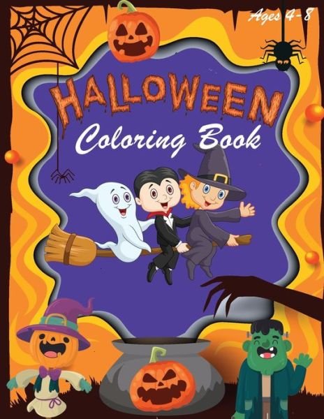 Cover for Happy Kid Press · Halloween Coloring Book (Paperback Book) (2019)