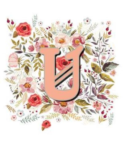 Cover for Terri Jones · U Monogram Letter Floral Wreath Notebook (Paperback Book) (2018)