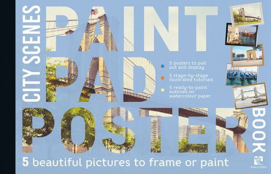 Cover for Geoff Kersey · Paint Pad Poster Book: City Scenes: 5 Beautiful Pictures to Frame or Paint - Paint Pad Poster Books (Paperback Book) (2020)