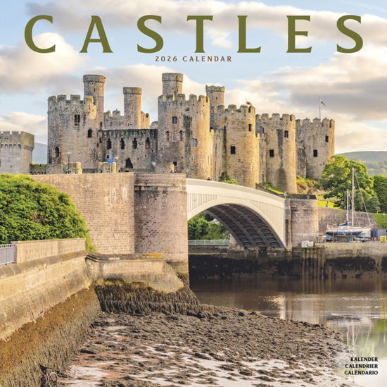 Cover for Castles Calendar 2026  Square Scenic Wall Calendar - 16 Month (Calendar) (2025)