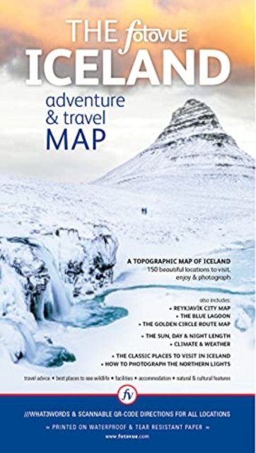 The fotoVUE Iceland Adventure and Travel Map - James Rushforth - Bøger - FotoVue Limited - 9781916014572 - 19. juli 2021