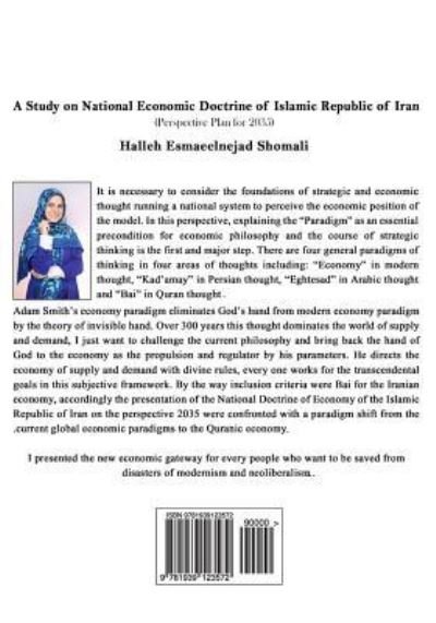 Cover for Halleh Esmaeelnejad Shomali · A Study on National Economic Doctrine of Islamic Republic of Iran (Paperback Book) (2018)