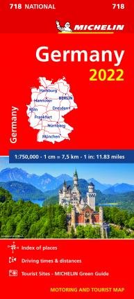 Cover for Michelin · Germany 2022 - Michelin National Map 718 (Map) (2022)