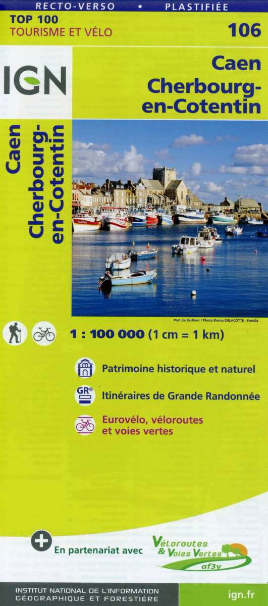 Caen / Cherbourg-en-Cotentin - Ign - Bøger - Institut Geographique National - 9782758543572 - 22. maj 2018