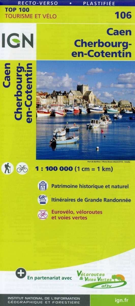 Cover for Ign · Caen / Cherbourg-en-Cotentin (Map) (2018)