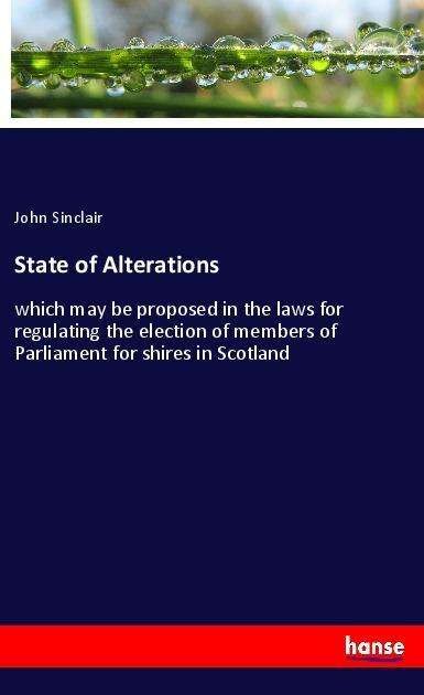 Cover for Sinclair · State of Alterations (Book)
