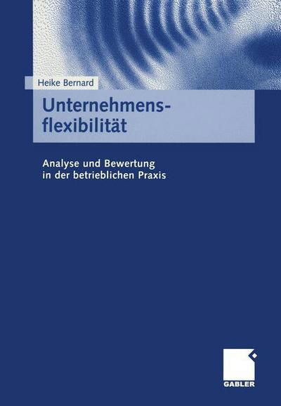 Cover for Heike Bernard · Unternehmensflexibilitat: Analyse Und Bewertung in Der Betrieblichen Praxis (Paperback Book) [2000 edition] (2000)