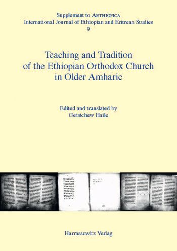 Cover for Getatchew Haile · Teaching and Tradition of the Ethiopian Orthodox Church in Older Amharic (Paperback Book) (2021)