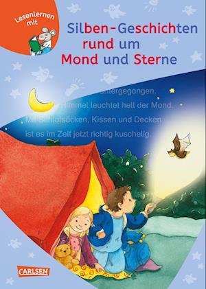 Cover for Antje Schwenker · LESEMAUS zum Lesenlernen Sammelbände: Silben-Geschichten rund um Mond und Sterne (Inbunden Bok) (2022)