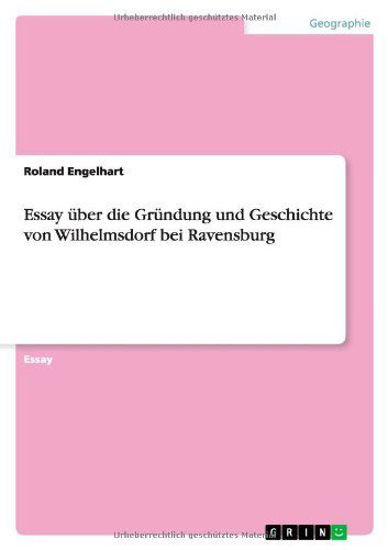 Cover for Engelhart · Essay über die Gründung und G (Book) [German edition] (2011)