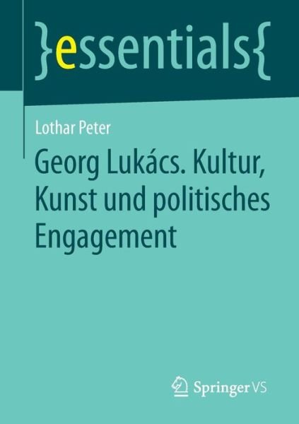 Cover for Peter · Georg Lukács. Kultur, Kunst und p (Book) (2015)