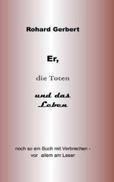 Cover for Gerbert · Er, die Toten und das Leben (Bok) (2018)