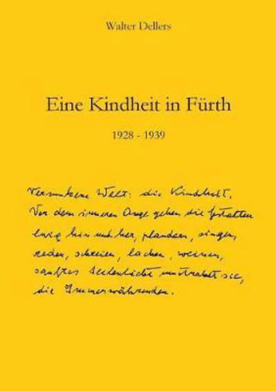 Cover for Dellers · Eine Kindheit in Fürth (Book) (2021)