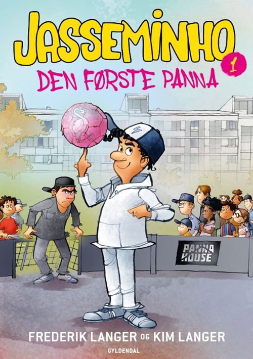 Cover for Kim Langer; Frederik Langer · Jeg er Jasseminho: Jasseminho 1 - Den første panna (Innbunden bok) [1. utgave] (2023)