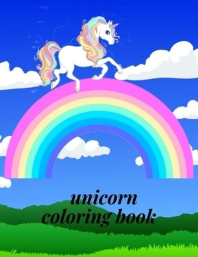 Cover for DXL Print · Unicorn Coloring Book (Paperback Book) (2021)