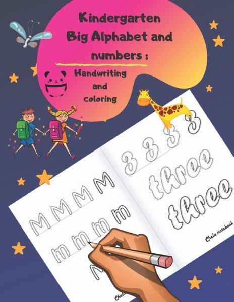 Cover for Chela Saro · Kindergarten Big Alphabet and numbers Handwriting and coloring (Paperback Book) (2020)