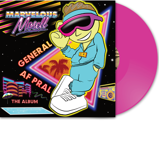 Cover for Marvelous Mosell · General af Pral (LP) [Limited Pink Vinyl edition] (2023)