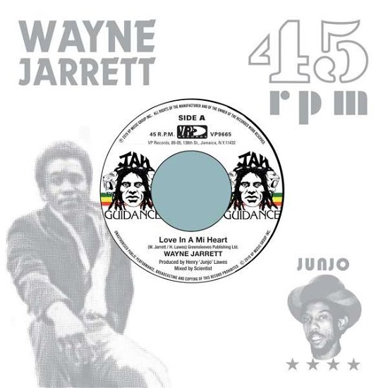 Cover for Jarrett, Wayne &amp; Roots Radics · Love In A Mi Heart / Blood On His Lip (7&quot;) (2020)