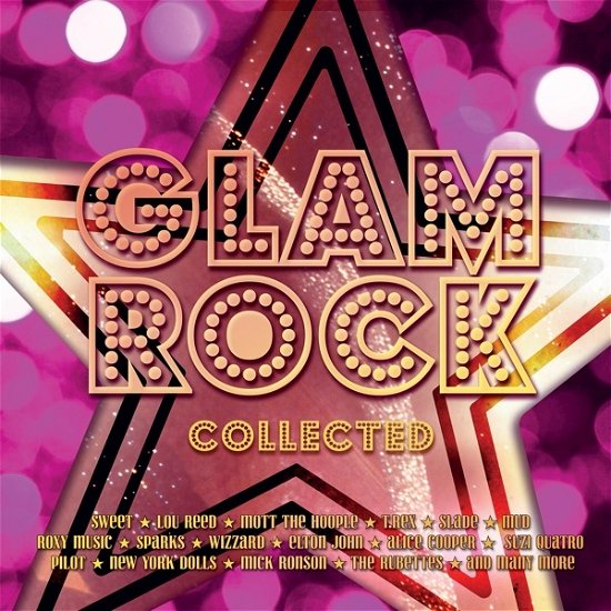 Cover for Glam Rock Collected / Various · Glam Rock Collected (Coloured Vinyl) (LP) (2023)