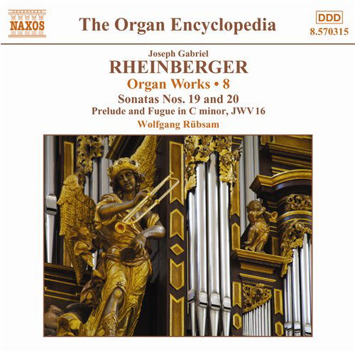 Organ Works Vol.8 - J. Rheinberger - Musique - NAXOS - 0747313031573 - 5 février 2009