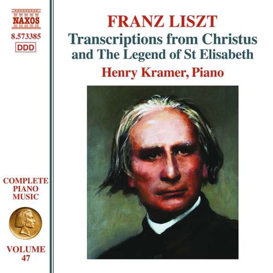 Transcriptions from Christus & the Legend of St. Elisab - Franz Liszt - Music - NAXOS - 0747313338573 - October 1, 2017