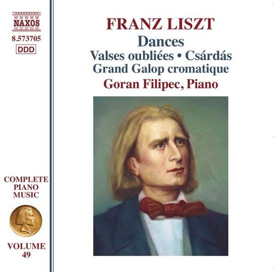 Dances - Complete Piano Music Vol.49 - Franz Liszt - Musik - NAXOS - 0747313370573 - 4 april 2018